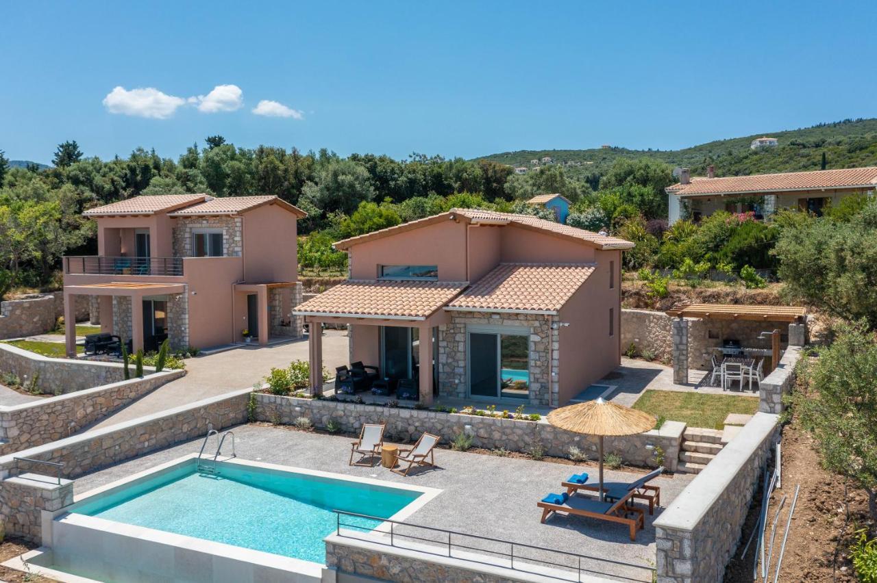 31 Blue Ionian Villas Apolpaina Exterior foto